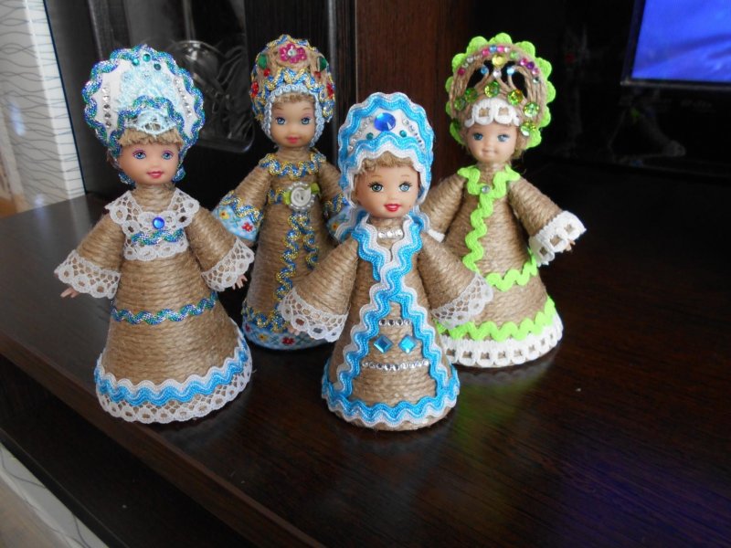 Куколки из джута