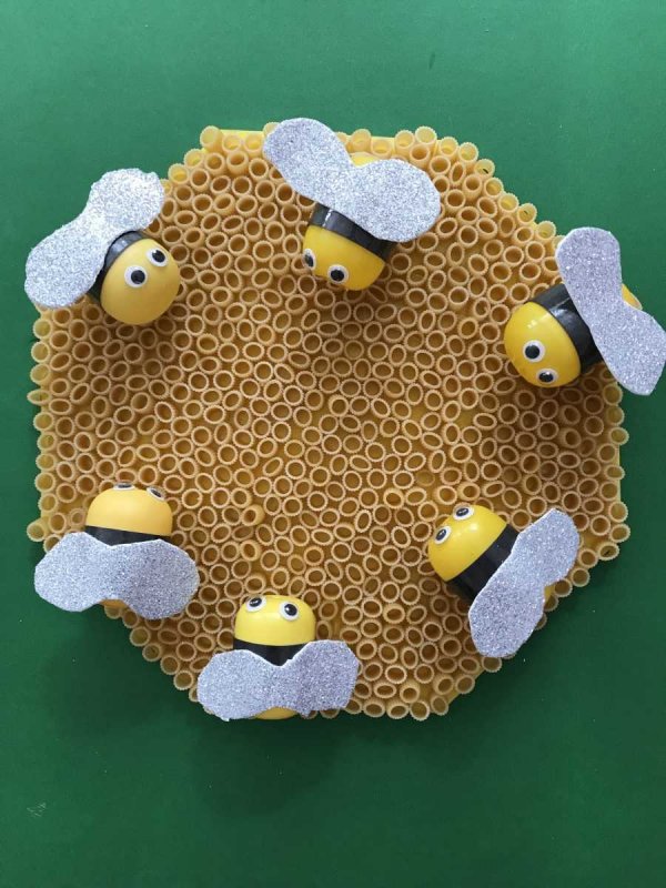 Пчелка из ткани