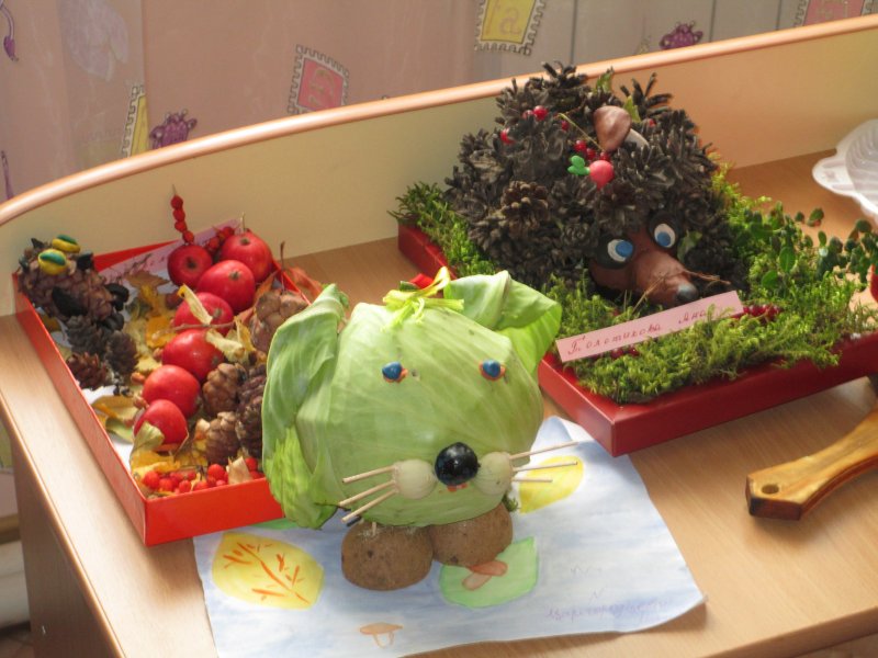 Выставка дары природы в детском саду