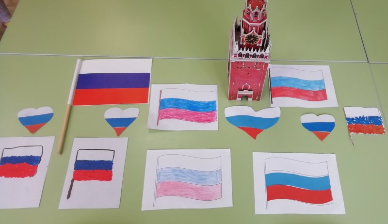 Детские работы ко Дню российского флага