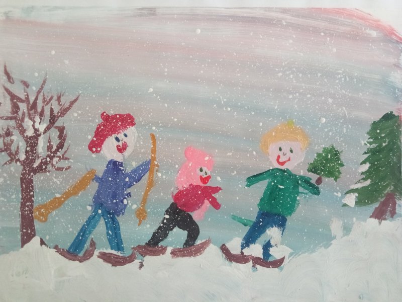 Снежные развлечения для детей