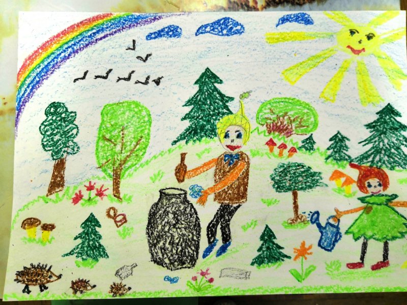 Всероссийский конкурс рисунков Эколята друзья и защитники природы 2020