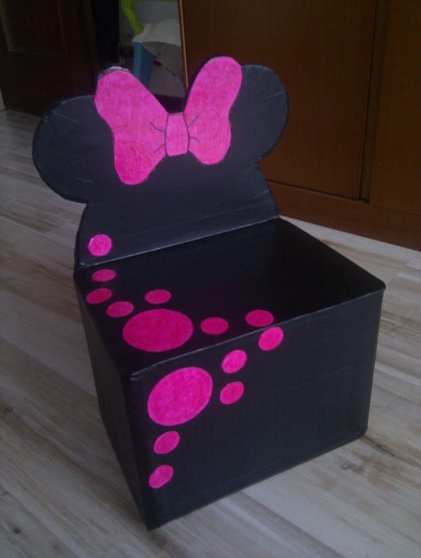 Мебель для мышки из картона