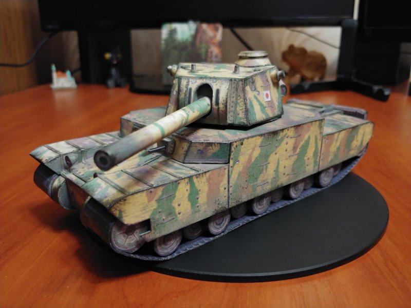 Модель танка поделка