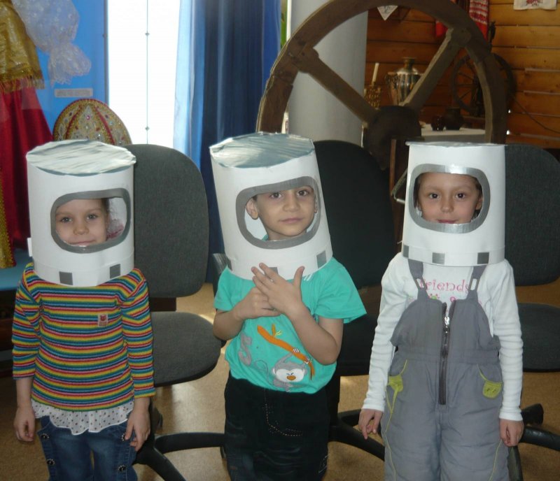 Космический шлем в детский сад