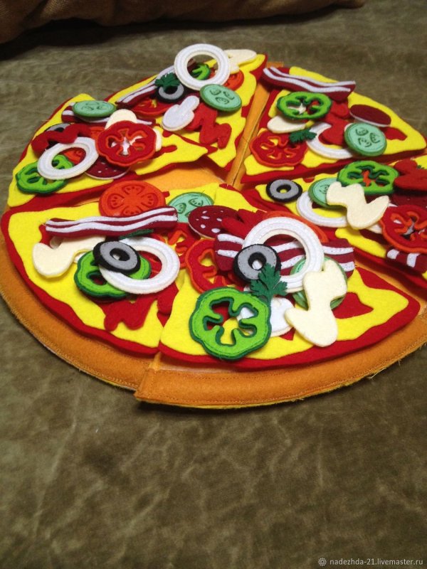Пицца своими руками для детского сада