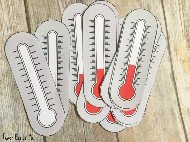 Термометр бумажный