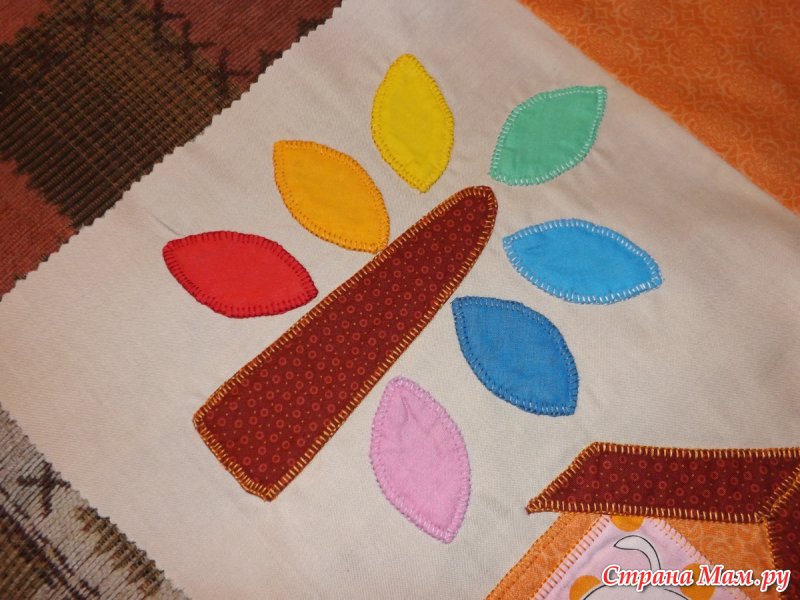 Аппликация из ткани в детском саду
