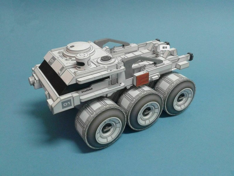 Lunar Rover 1: 3d paper model