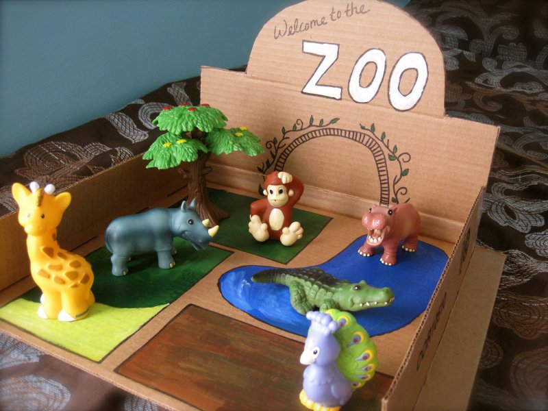 Поделка зоопарк для детского