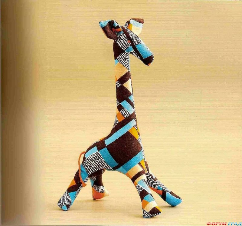 Текстильная игрушка Жираф