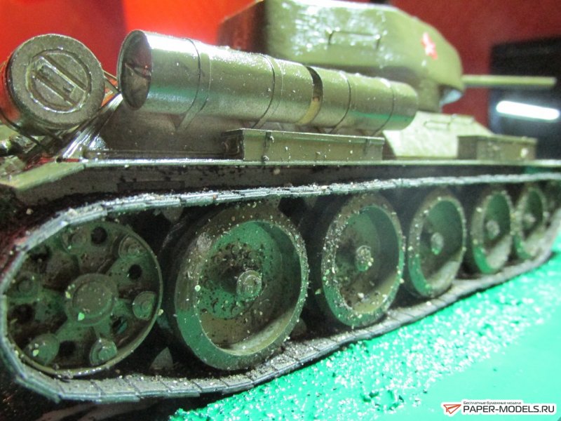 ПЛАСТИЛИНОВЫЙ танк т 34 85