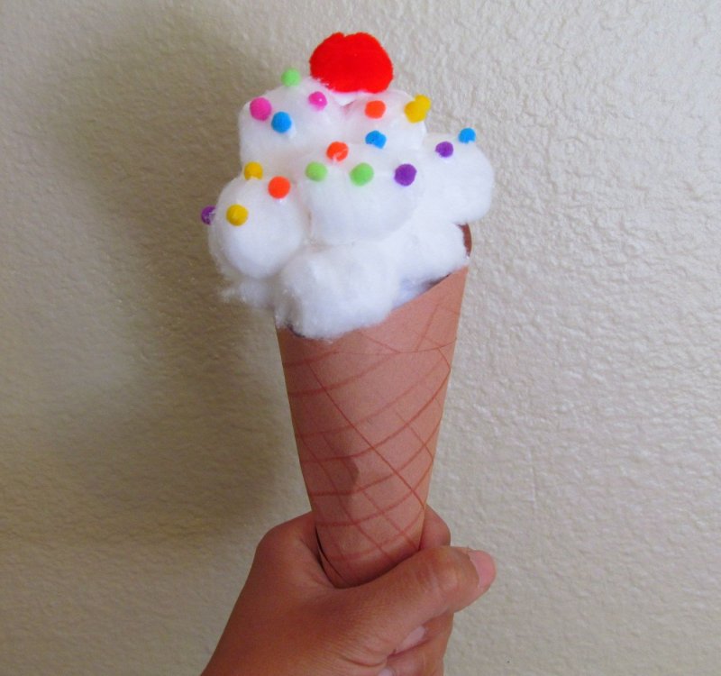 Мороженое из ткани