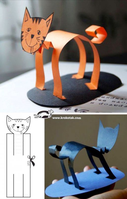 Игрушки для котят своими руками из бумаги