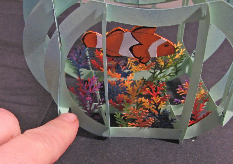 Бумажные рыбки для аквариума
