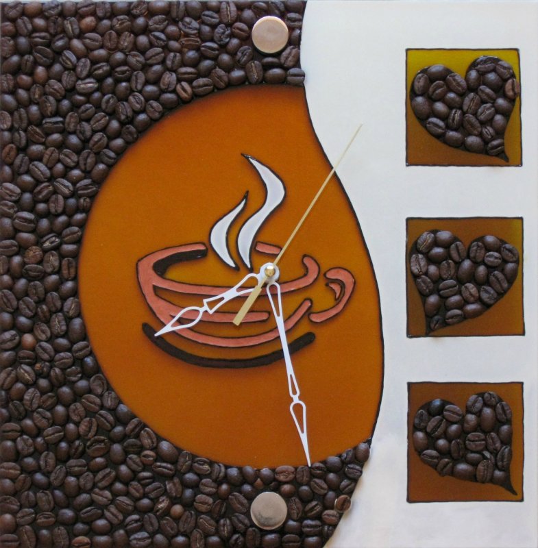 Мозаика из кофейных зерен