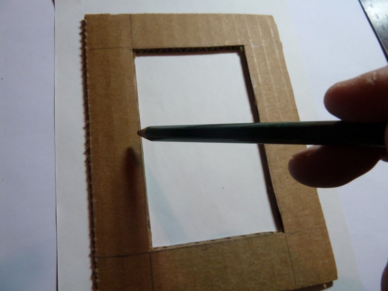 Рамка для картины из картона
