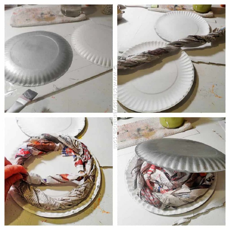 Декорирование стеклянной тарелки
