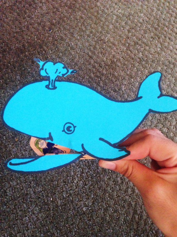 Поделка кит для детей