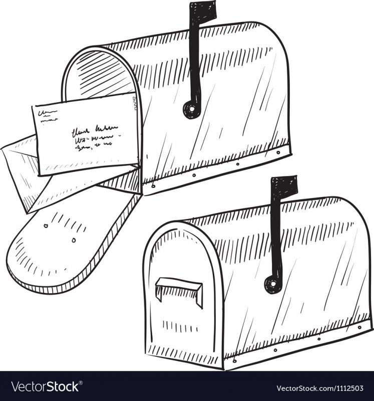 Эскиз почтового ящика