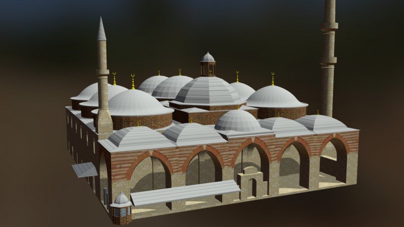 Модель мечети Сулеймание