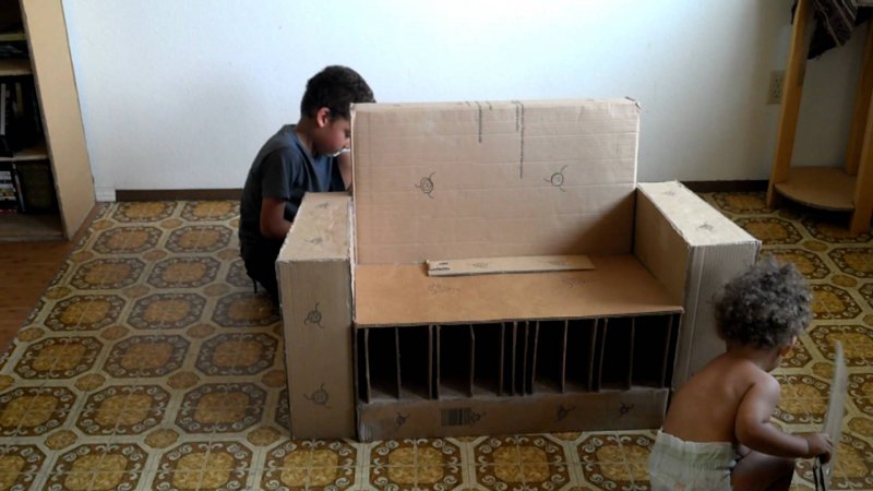 Детская мебель из картона