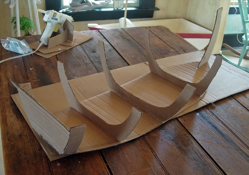 Модель корабля из фанеры