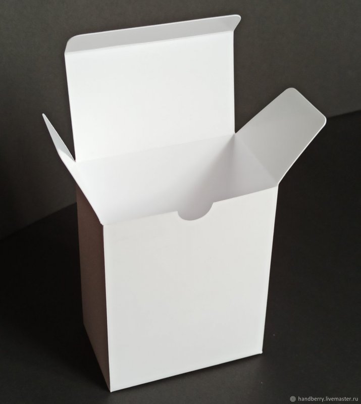 Коробка мелованный картон 10x10x10