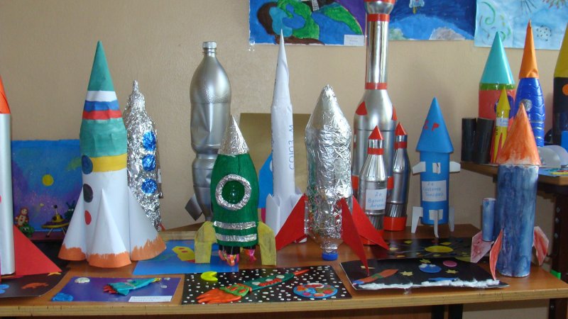 Оригами ракета из бумаги для детей пошагово