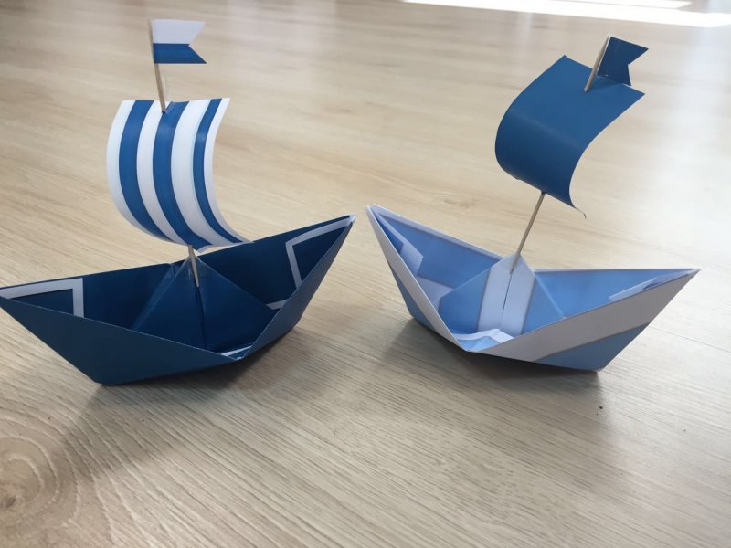 Оригами корабль
