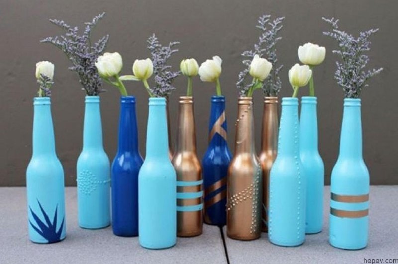 Декор пластиковых бутылок