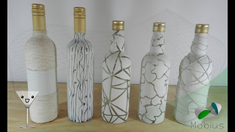 Декор пластиковой бутылки
