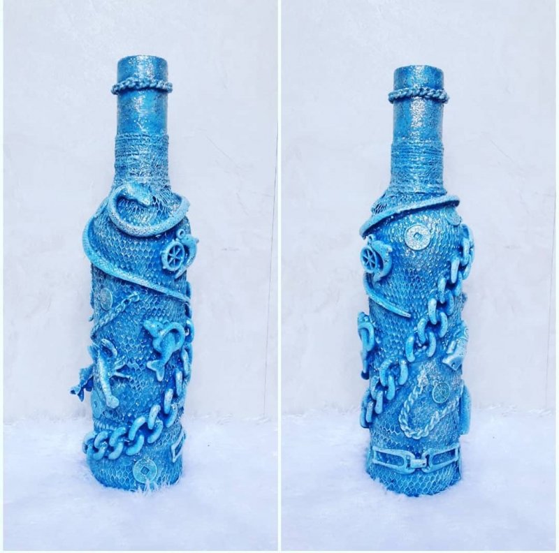 Декорированные бутылки