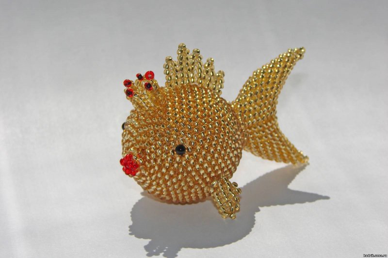 Объемная Золотая рыбка