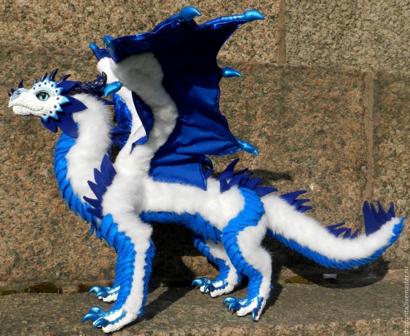 Китайский дракон из полимерной глины