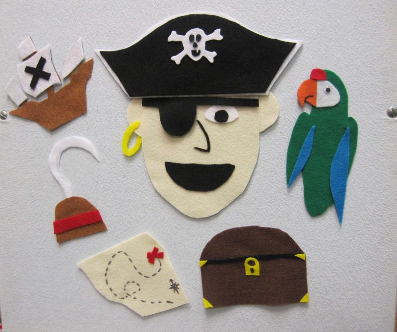 Поделка пират для детей