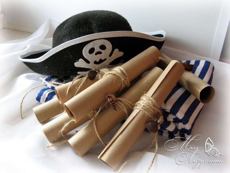 Подарок в стиле пиратов
