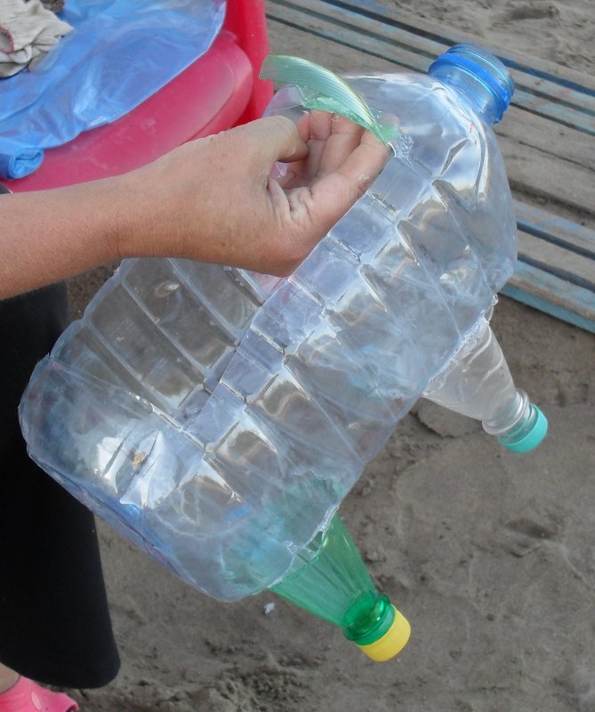 Склейка пластиковых бутылок