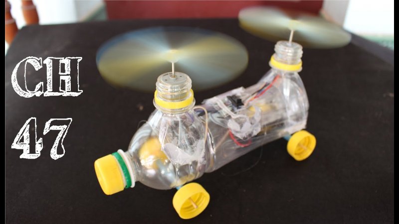 Машины из пластиковых бутылок для детского сада