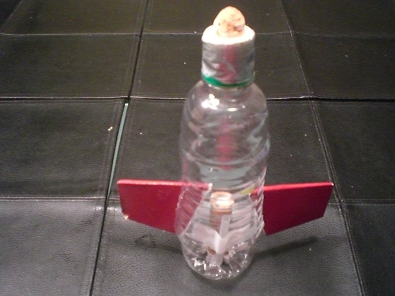 Пневматическая ракета из бутылки