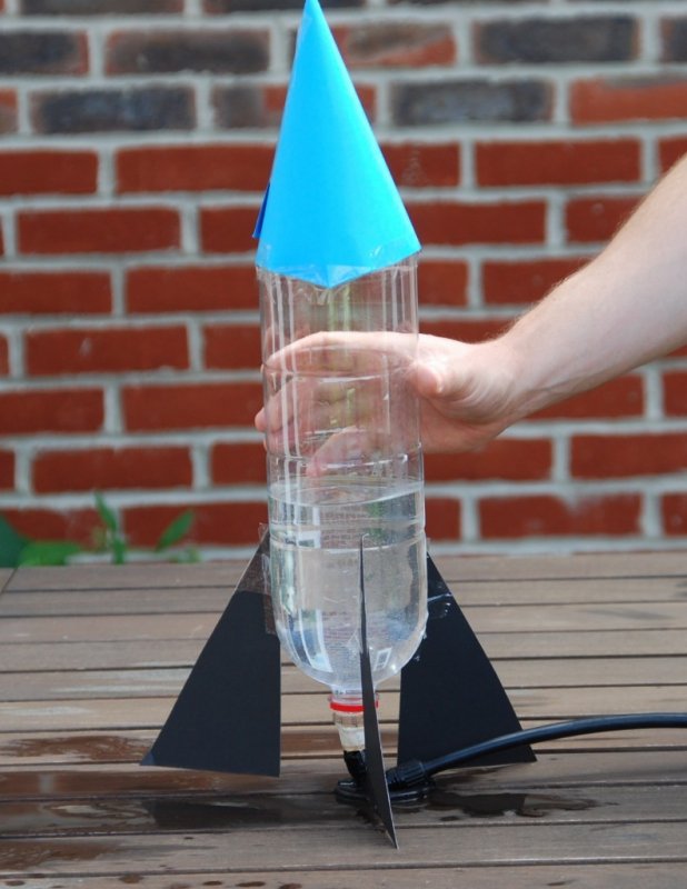 Поделка ракета из пластиковой бутылки