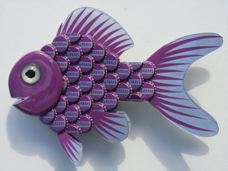 Рыба из подручных материалов