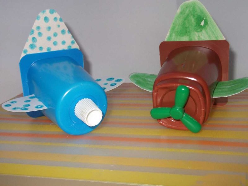 Вертушки из пластмассовых бутылок