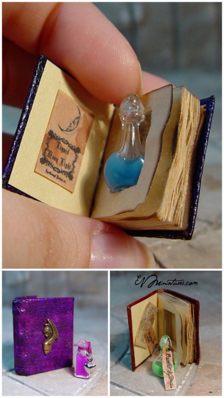 Книжки Гарри Поттер в миниатюре