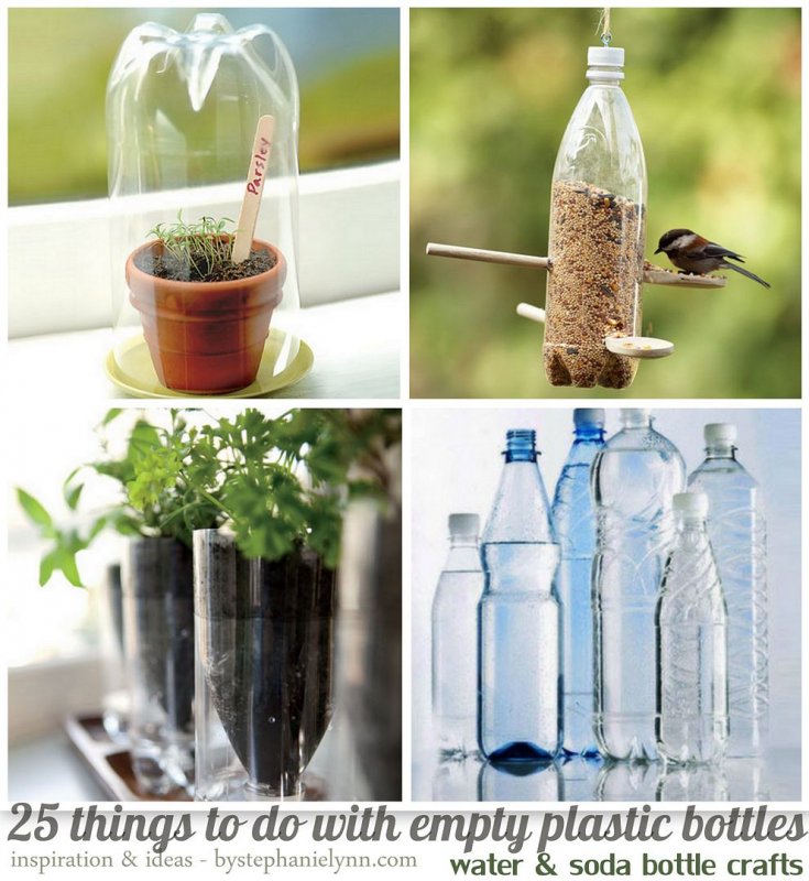 Идеи использования пластиковых бутылок