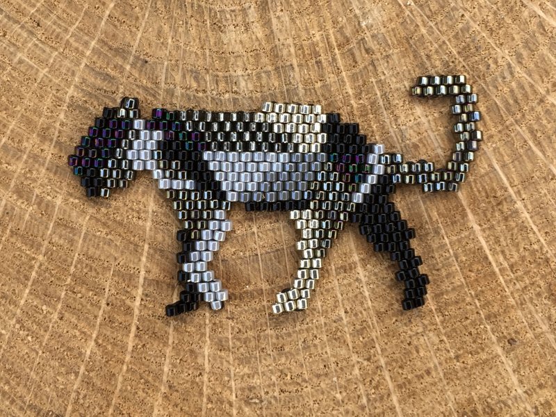 Мозаичное плетение бисером животные