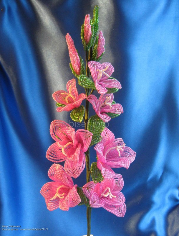 Бисероплетение цветы гладиолусы