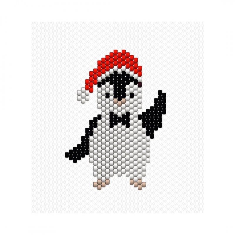 Схемы для бисероплетения Пингвин