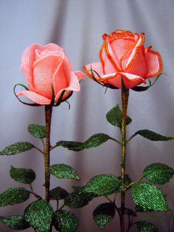 Бисероплетение кустовые розы