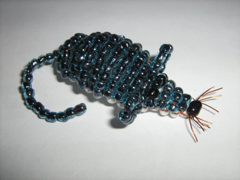 Бабочка из бисера схема плетения для начинающих